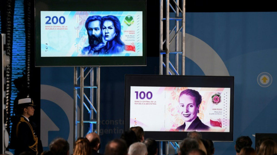 La m&iacute;tica Evita regresa a los billetes en Argentina