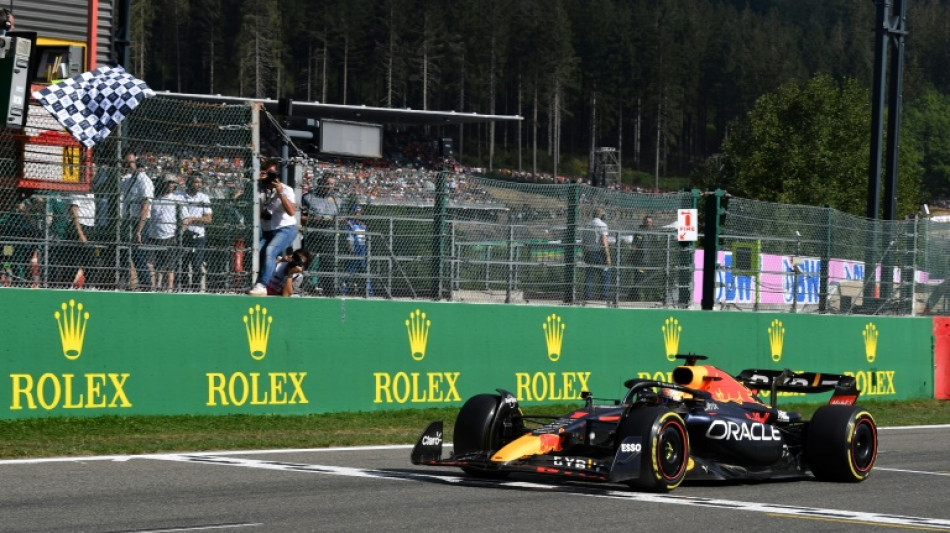 F1: nouvelle d&eacute;monstration de Verstappen en Belgique