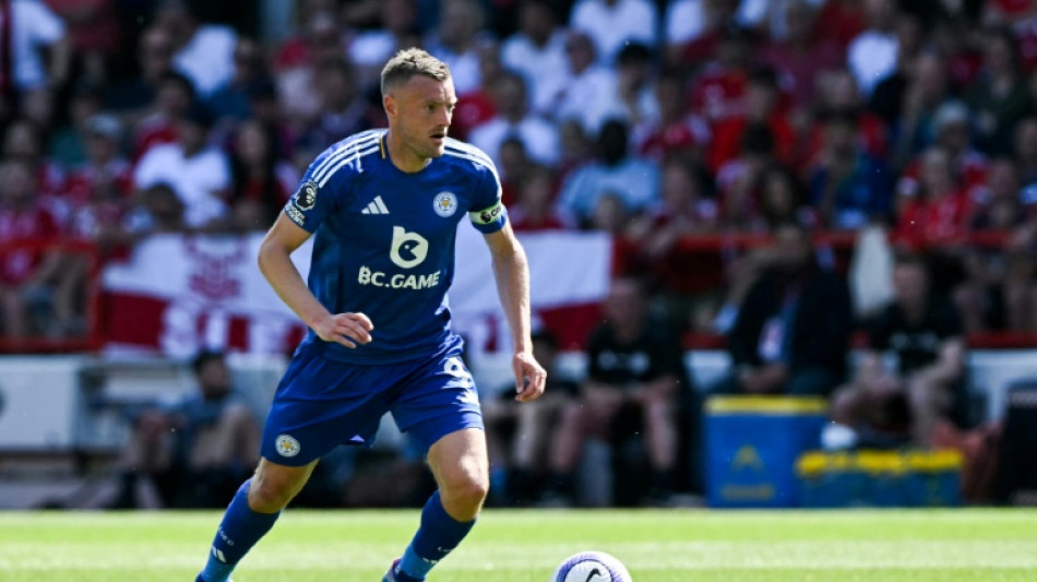 Vardy signs off in style with 200th Leicester goal
