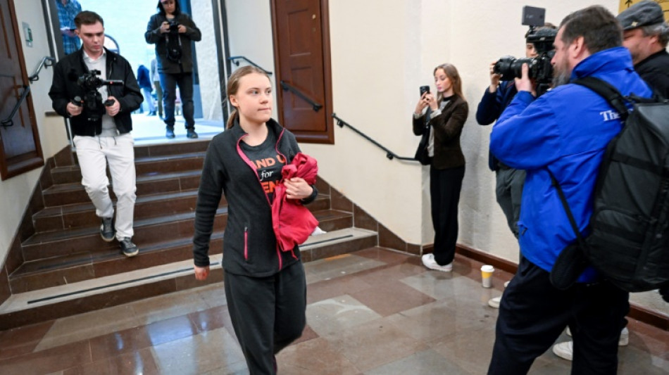 Su&egrave;de: Greta Thunberg &agrave; l'amende pour d&eacute;sob&eacute;issance civile