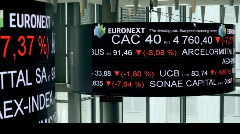 Les Bourses europ&eacute;ennes en baisse, sauf Francfort