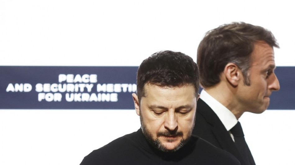 Paris summit rejects Russia sanctions relief, sketches Ukraine force
