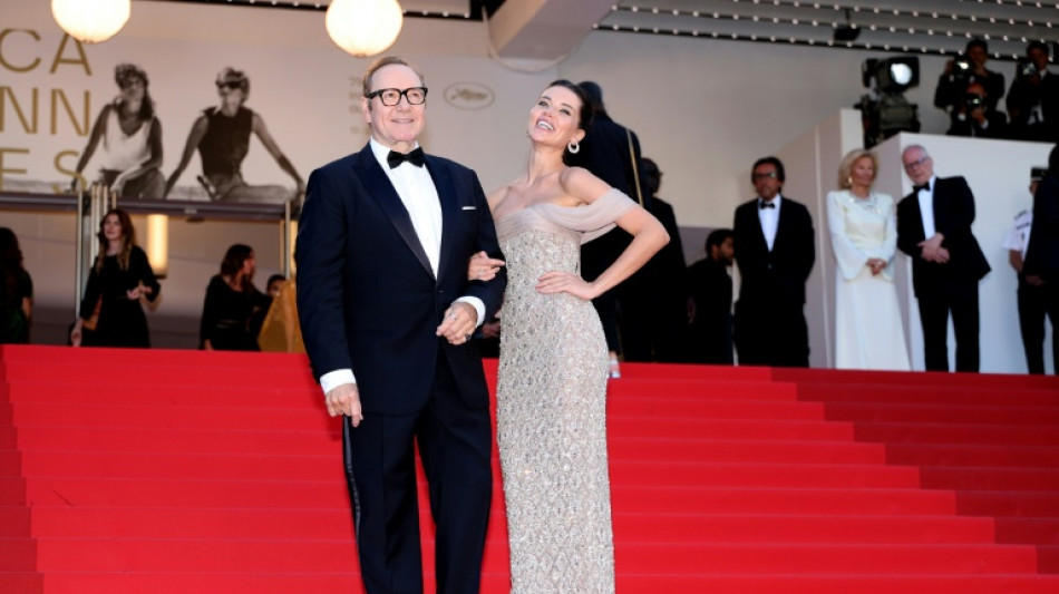 Spacey walks Cannes red carpet as comeback continues