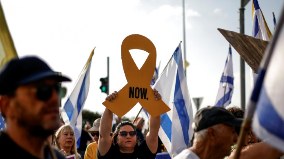 Israelis rally nationwide calling for end to Gaza war, hostage deal