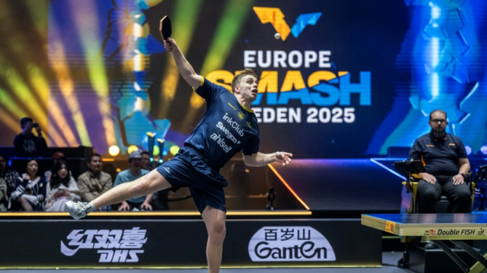 Tennis de table: Moregard, premier Européen à remporter à Malmö un Grand Smash
