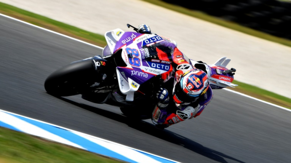 MotoGP: Martin en pole du GP d'Australie, Quartararo partira derri&egrave;re Bagnaia
