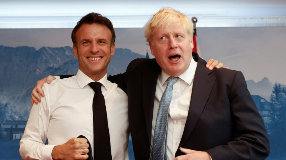 Ukraine: Johnson met Macron en garde contre "toute tentative" d'une solution n&eacute;goci&eacute;e "maintenant"