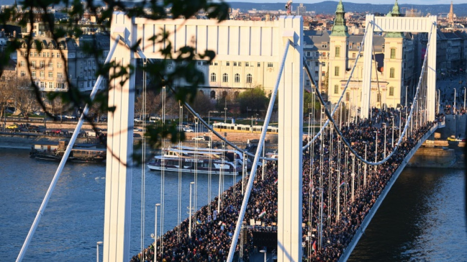 Milhares de h&uacute;ngaros protestam contra lei que pro&iacute;be parada do Orgulho