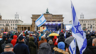 Des milliers de manifestants contre l'antis&eacute;mitisme &agrave; Berlin et Bruxelles
