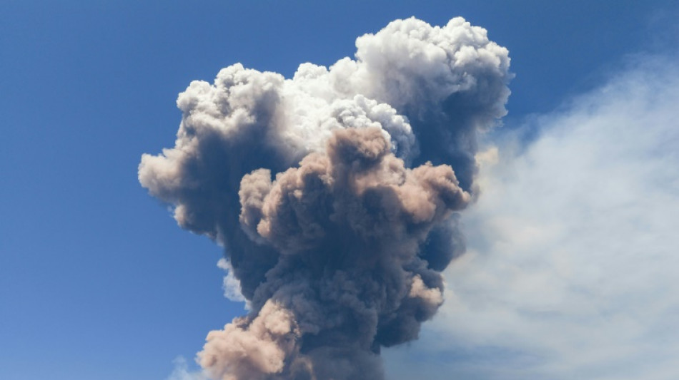 Italie: l'Etna crache un énorme panache de cendres et de gaz