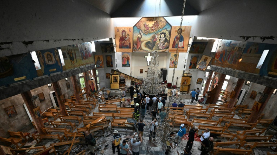 More than 20 killed in suicide attack on Damascus church