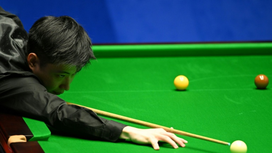 China's Zhao dominates Williams 7-1 in first session of World Snooker final