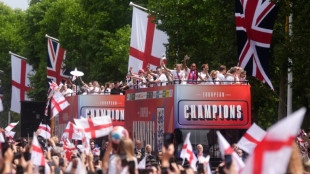 England's Lionesses party in London after Euro 2025 triumph