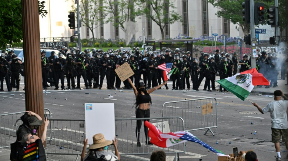 AFP-Fotograf in Los Angeles durch Gummigeschosse verletzt