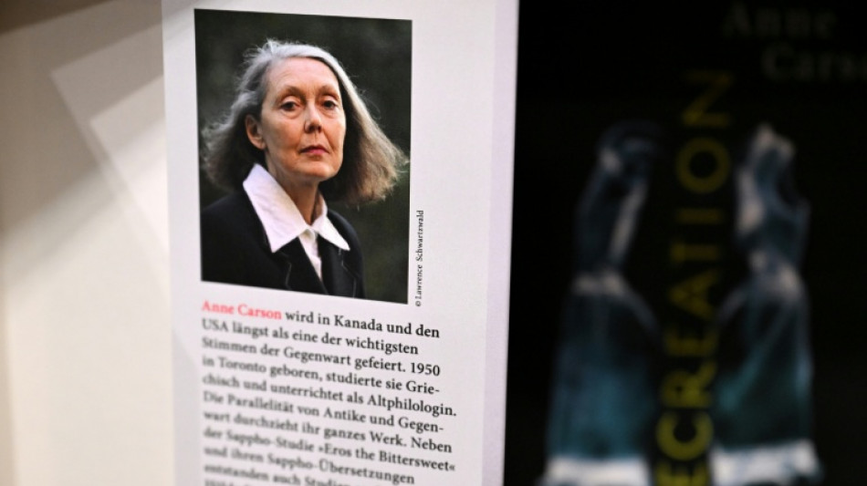 Le Nobel &agrave; Anne Carson, autrice canadienne m&ecirc;lant mythes anciens au contemporain