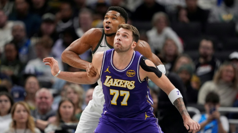Doncic scores 41 to propel Lakers to NBA win over Bucks