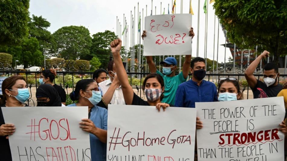 Proteste in Sri Lanka trotz Ausgangssperre